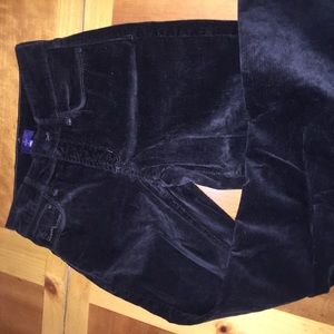 NWOT NYDJ dark chocolate brown corduroy pants